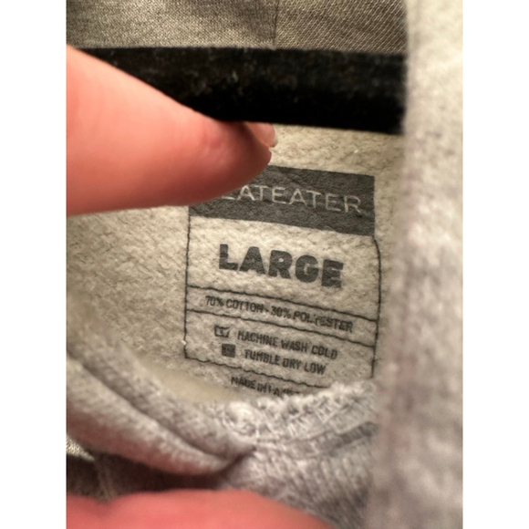 MeatEater BZN Seal Light Gray Bozeman MT Men's Hoodie - Picture 4 of 8